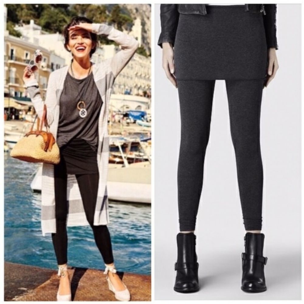 CAbi #287 Black M’Leggings‎ Skirted Leggings Small